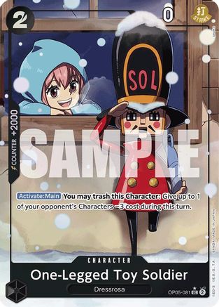 (OP05-081) One-Legged Toy Soldier (Alternate Art) - Premium Booster -The Best- Foil