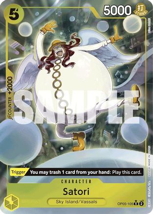 (OP05-105) Satori (Full Art) - Premium Booster -The Best- Foil