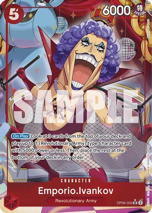 (OP06-003) Emporio.Ivankov (Full Art) - Premium Booster -The Best- Foil