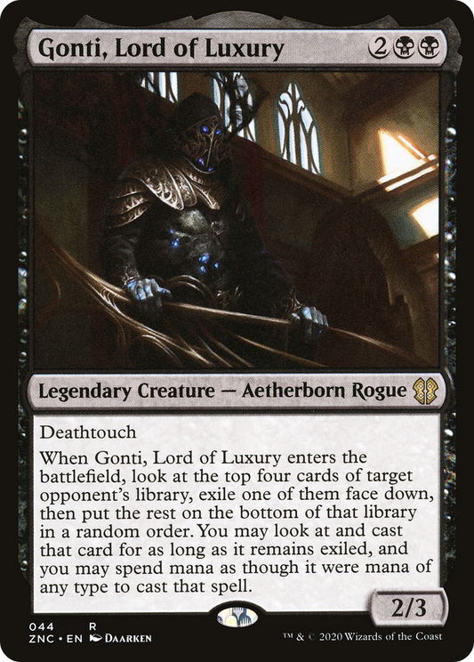 Gonti, Lord of Luxury (ZNC-044) - Zendikar Rising Commander