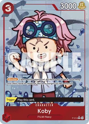 (P-014) Koby (Full Art) - Premium Booster -The Best- Foil