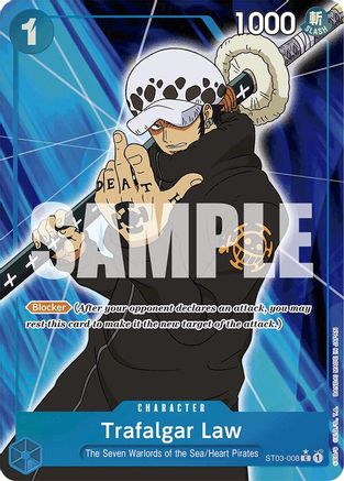 (ST03-008) Trafalgar Law (ST03-008) (Full Art) - Premium Booster -The Best- Foil