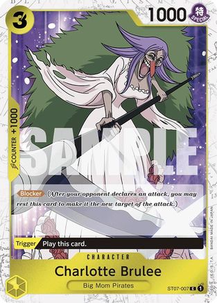 Charlotte Brulee (Jolly Roger Foil) (ST07-007) - Premium Booster -The Best- Foil