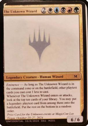 The Unknown Wizard (-) - Un-Known Event Playtest Cards