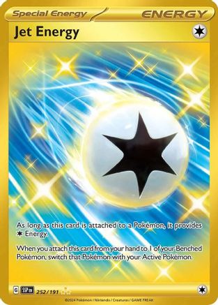Jet Energy (252/191) - SV08 Surging Sparks Holofoil - Hyper Rare