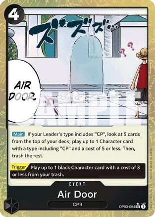 (OP03-094) Air Door (Textured Foil) - Premium Booster -The Best- Foil