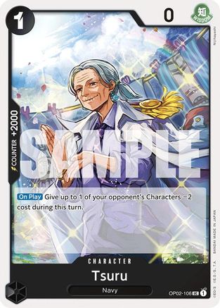 (OP02-106) Tsuru (Reprint) - Premium Booster -The Best- - Normal