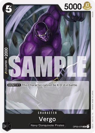 (OP03-079) Vergo (Reprint) - Premium Booster -The Best- - Normal