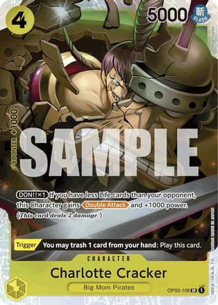 (OP03-108) Charlotte Cracker (Reprint) - Premium Booster -The Best- - Foil