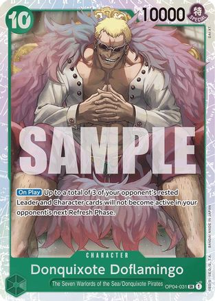 (OP04-031) Donquixote Doflamingo (Reprint) - Premium Booster -The Best- - Foil