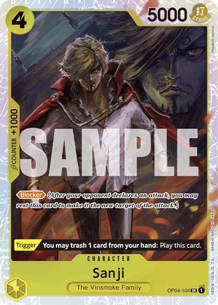 (OP04-104) Sanji (Reprint) - Premium Booster -The Best- - Foil