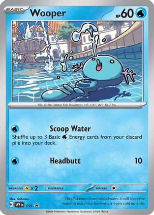 Wooper (155) - SV Scarlet & Violet Promo Cards Holofoil - Promo