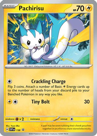 Pachirisu (158) - SV Scarlet & Violet Promo Cards Holofoil - Promo