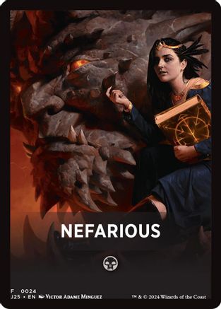 Nefarious Theme Card (-024) - Foundations Jumpstart