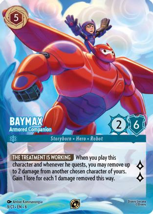 (009)  Baymax - Armored Companion - Disney Lorcana Promo Cards  Normal