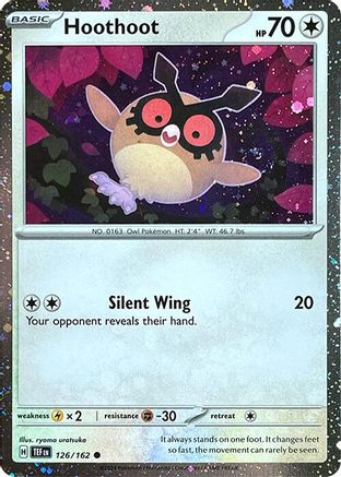 Hoothoot (Cosmos Holo) (126/162) - SV Scarlet & Violet Promo Cards Holofoil - Promo