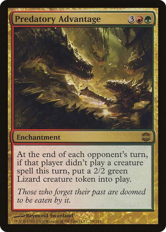 Predatory Advantage (ARB-058) - Alara Reborn Foil