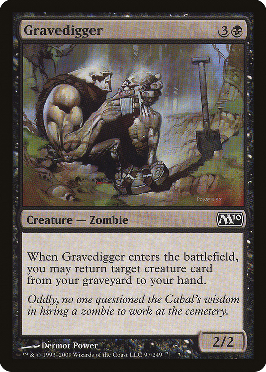 Gravedigger (M10-097) - Magic 2010 Foil