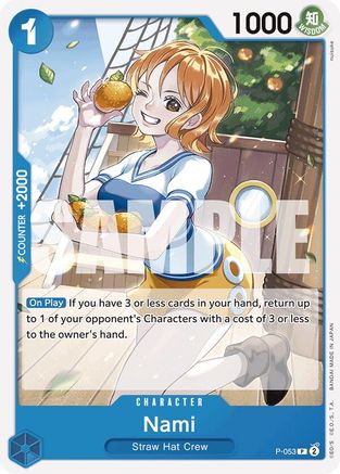 (P-053) Nami () (Reprint) - Premium Booster -The Best- - Normal