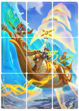 ()  Azurite Sea Puzzle Insert (Set of 9) - Azurite Sea  Normal