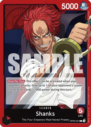 (OP09-001) Shanks (001) - Emperors in the New World Normal
