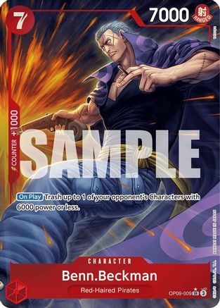 (OP09-009) Benn.Beckman (Parallel) - Emperors in the New World Foil