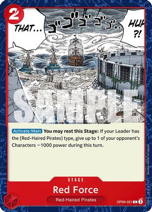 (OP09-021) Red Force - Emperors in the New World Normal