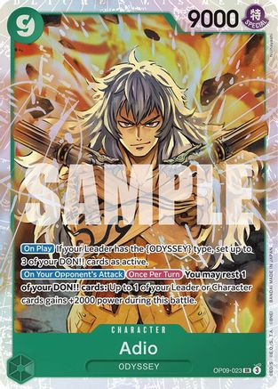 (OP09-023) Adio - Emperors in the New World Foil