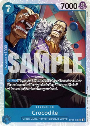 (OP09-046) Crocodile (046) - Emperors in the New World Foil