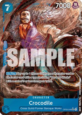 (OP09-046) Crocodile (046) (Parallel) - Emperors in the New World Foil
