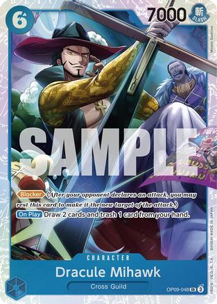 (OP09-048) Dracule Mihawk - Emperors in the New World Foil