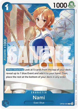 (OP09-050) Nami (050) - Emperors in the New World Foil