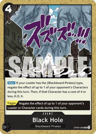 (OP09-098) Black Hole - Emperors in the New World Normal