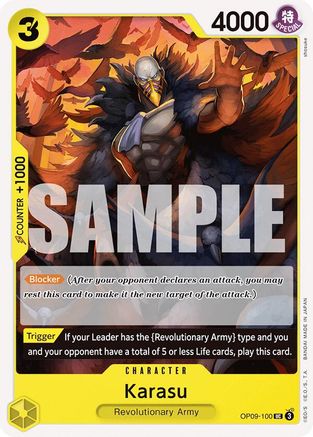 (OP09-100) Karasu - Emperors in the New World Normal