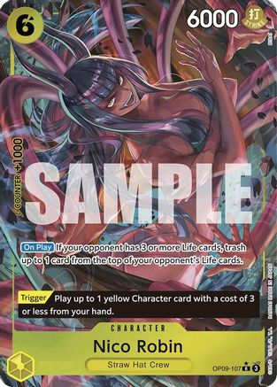 (OP09-107) Nico Robin (107) (Parallel) - Emperors in the New World Foil