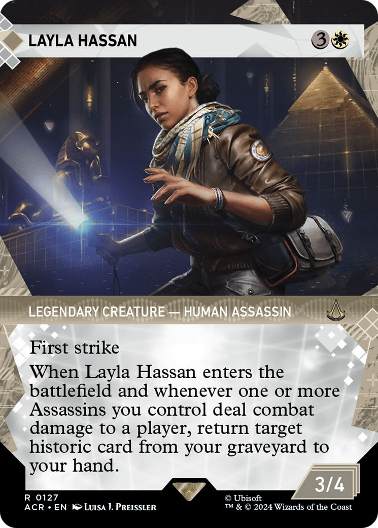 Layla Hassan (ACR-127) - Assassin's Creed: (Showcase) (Borderless) Foil