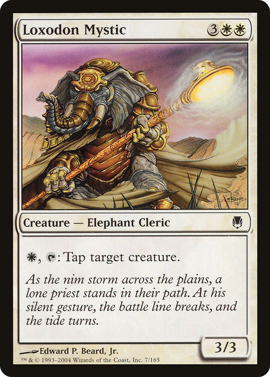 Loxodon Mystic (DST-007) - Darksteel Foil