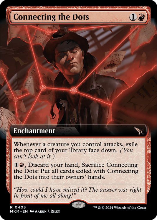Connecting the Dots (Extended Art) (MKM-403) - Murders at Karlov Manor: (Extended Art) Foil