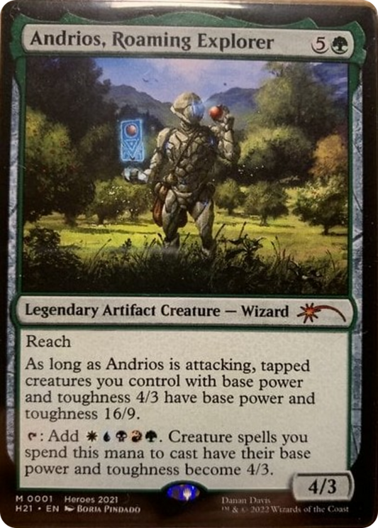 Andrios, Roaming Explorer (PH21-001) - 2021 Heroes of the Realm