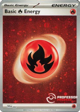 Fire Energy () (2) - Professor Program Promos Holofoil - Promo