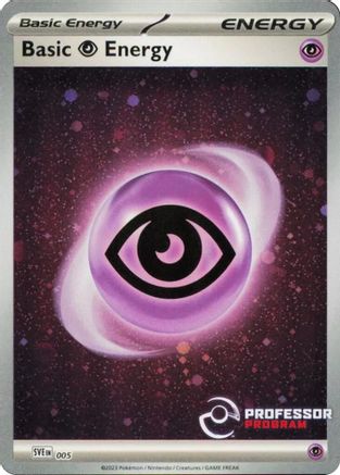 Psychic Energy (2023) (5) - Professor Program Promos Holofoil - Promo