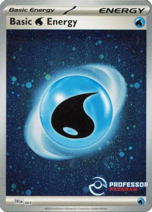 Water Energy () (3) - Professor Program Promos Holofoil - Promo