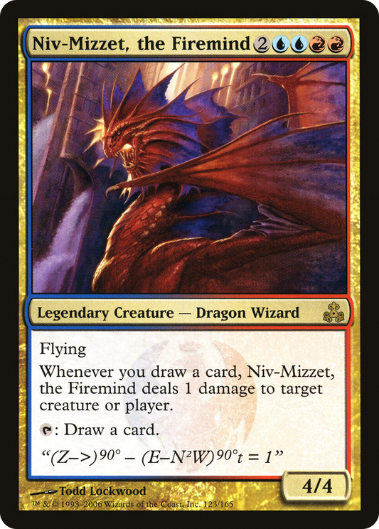 Niv-Mizzet, the Firemind (GPT-123) - Guildpact Foil