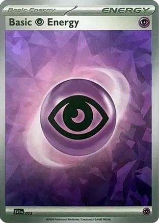 Basic Psychic Energy (Cracked Ice Holo) (13) - SVE Scarlet & Violet Energies Holofoil - Common