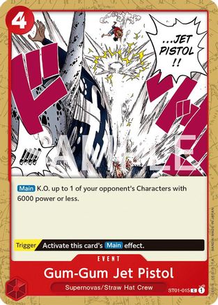 (ST01-015) Gum-Gum Jet Pistol - Revision Pack Cards - Normal