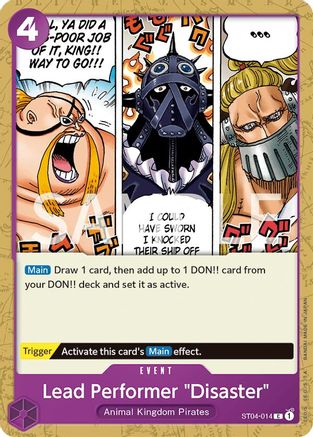 (ST04-014) Lead Performer "Disaster" - Revision Pack Cards - Normal