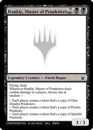 Rankle, Master of Pranksters (-) - Un-Known Event Playtest Cards