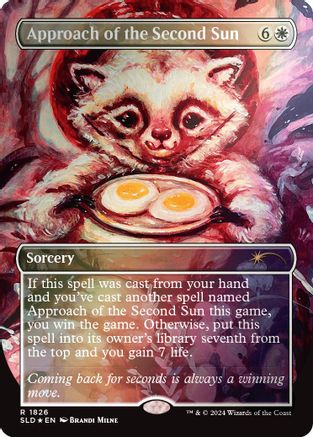 Approach of the Second Sun (Rainbow Foil) (-1826) - Secret Lair Drop Series Foil