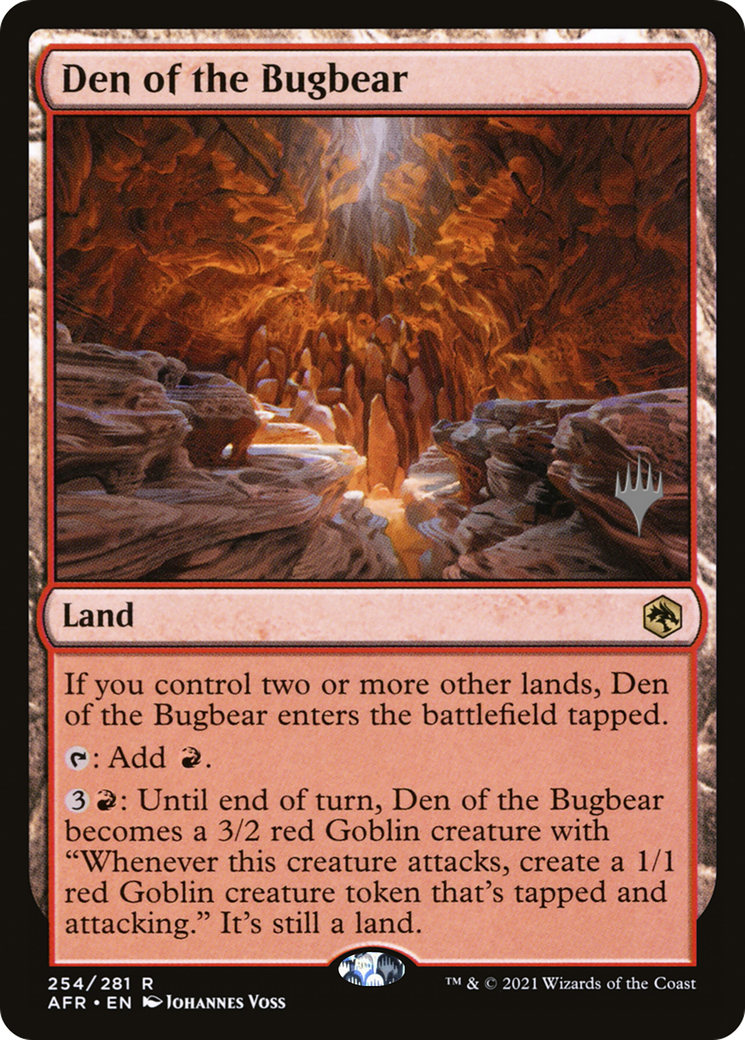 Den of the Bugbear (PPAFR-254P) - Adventures in the Forgotten Realms Promos Foil (Promo Pack)