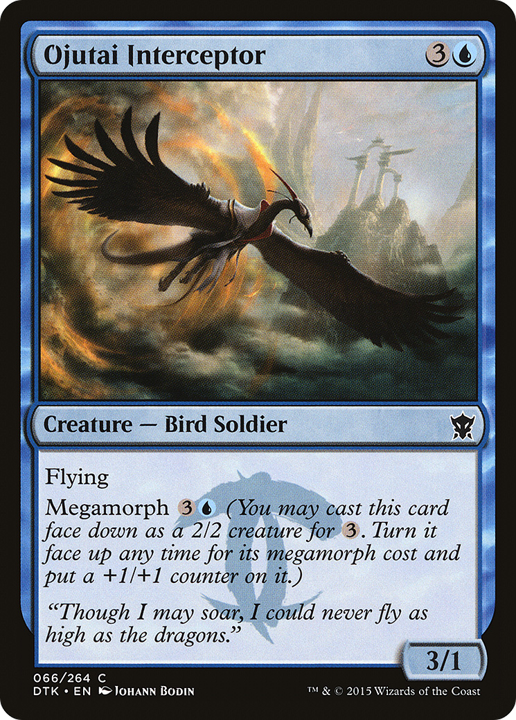 Ojutai Interceptor (DTK-066) - Dragons of Tarkir Foil